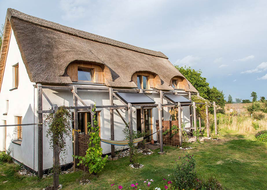 Straw bale house in norfolk by Anne Thorne Archietcts