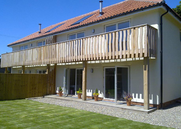 Straw Works designed and built council house