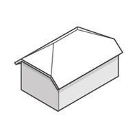 Hipped roof