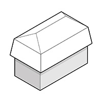 Gable roof