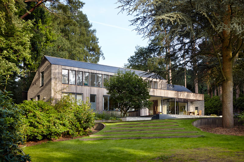 A large contemporary timber-clad SIPs home